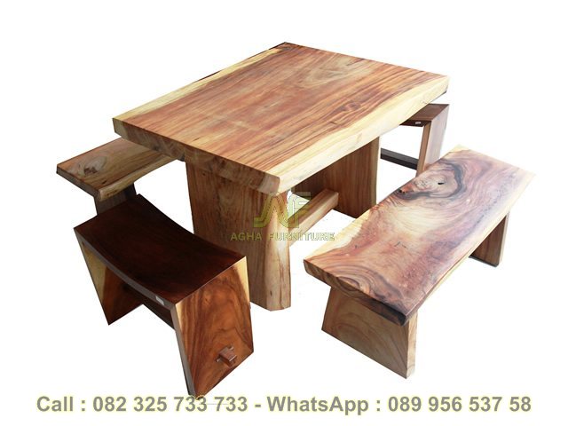 Set Kursi Cafe Trembesi Set Kursi Cafe Trembesi